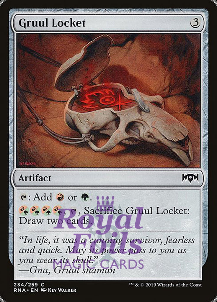 Gruul Locket 4x FOIL RNA MTG Ravnica Allegiance Common MINT artifact