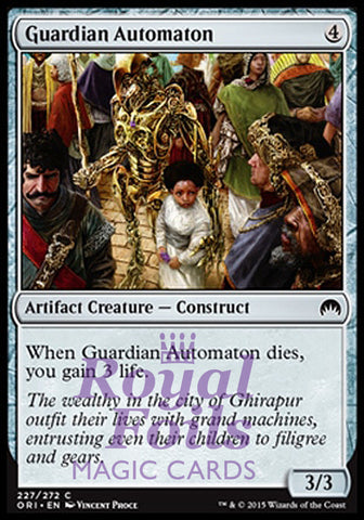 Guardian Automaton 4x FOIL ORI MTG Magic Origins Common MINT artifact