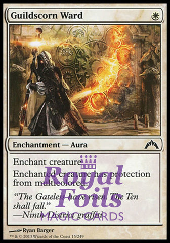 Guildscorn Ward 4x FOIL GTC MTG Gatecrash Common MINT white