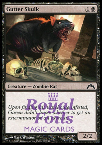 Gutter Skulk 4x FOIL GTC MTG Gatecrash Common MINT black