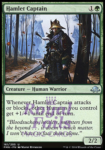 Hamlet Captain 2x FOIL EMN MTG Eldritch Moon Uncommon MINT green