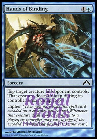 Hands of Binding 4x FOIL GTC MTG Gatecrash Common MINT blue