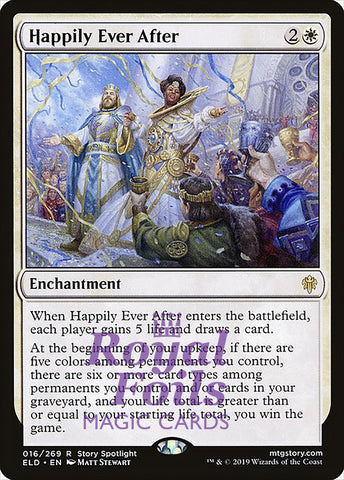Happily Ever After 2x FOIL ELD MTG Throne of Eldraine Rare MINT white