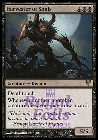 **1x FOIL Harvester of Souls** AVR MTG Avacyn Restored Rare MINT black