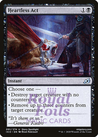 Heartless Act 2x FOIL IKO MTG Ikoria Uncommon MINT black