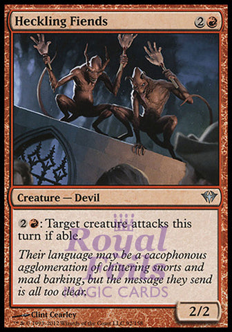 Heckling Fiends 4x FOIL DKA MTG Dark Ascension Uncommon MINT red