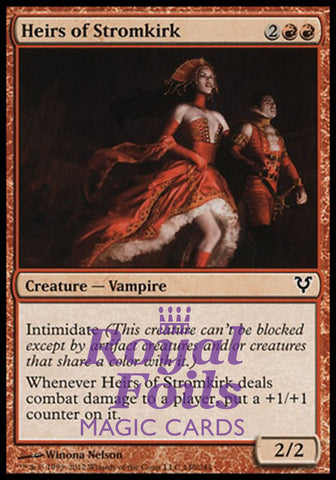 Heirs of Stromkirk 2x FOIL AVR MTG Avacyn Restored Common MINT red