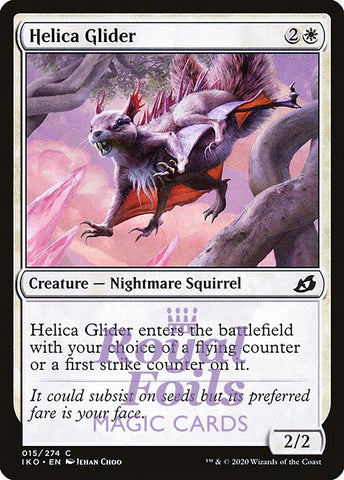 Helica Glider 4x FOIL IKO MTG Ikoria Common MINT white