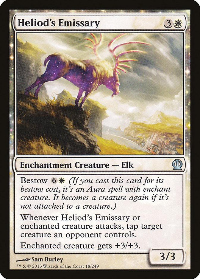 Heliod's Emissary 2x FOIL THS MTG Theros Uncommon MINT white