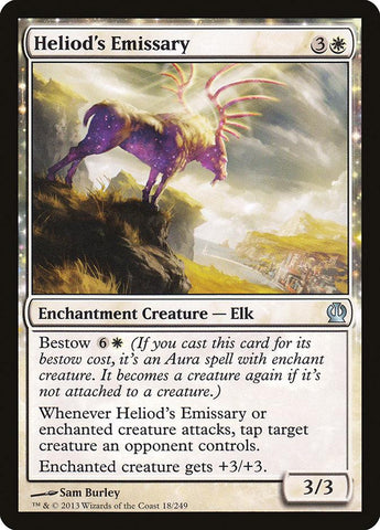 **4x FOIL Heliod's Emissary** THS MTG Theros Uncommon MINT white