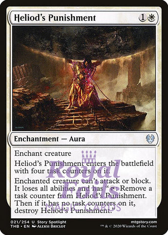 Heliod's Punishment 4x FOIL THB MTG Theros Beyond Death Uncommon MINT white