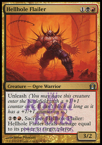 Hellhole Flailer 2x FOIL RTR MTG Return to Ravnica Uncommon MINT red