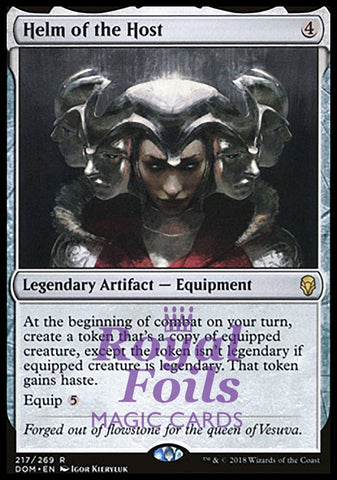 Helm of the Host 1x FOIL DOM MTG Dominaria Rare MINT  artifact