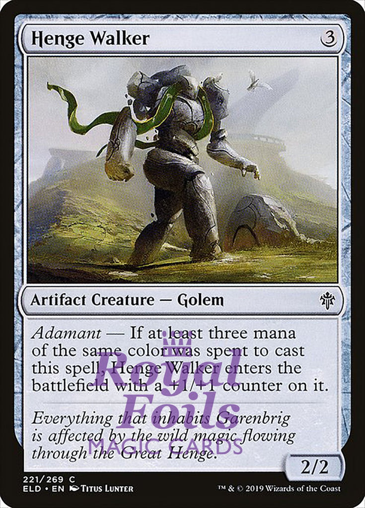 Henge Walker 3x FOIL ELD MTG Throne of Eldraine Common MINT artifact