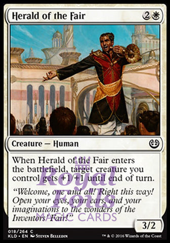 Herald of the Fair 4x FOIL KLD MTG Kaladesh Common NM+ white