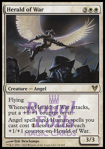 Herald of War 1x FOIL AVR MTG Avacyn Restored Rare MINT white