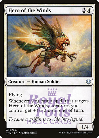 Hero of the Winds 4x FOIL THB MTG Theros Beyond Death Uncommon MINT white