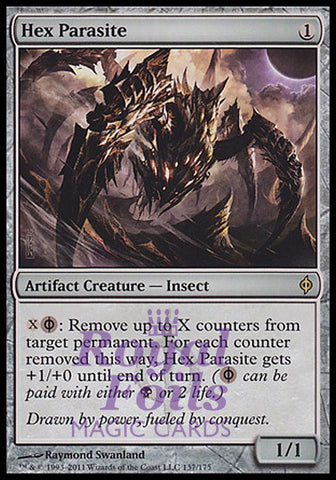Hex Parasite 1x FOIL NPH MTG New Phyrexia Rare MINT artifact