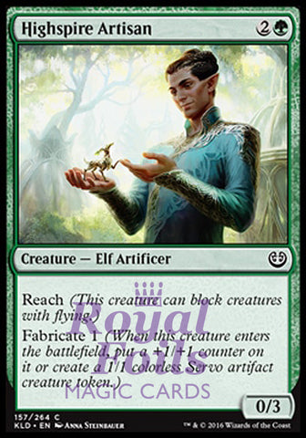 Highspire Artisan 4x FOIL KLD MTG Kaladesh Common MINT green
