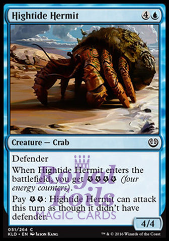 **4x FOIL Hightide Hermit** KLD MTG Kaladesh Common MINT blue