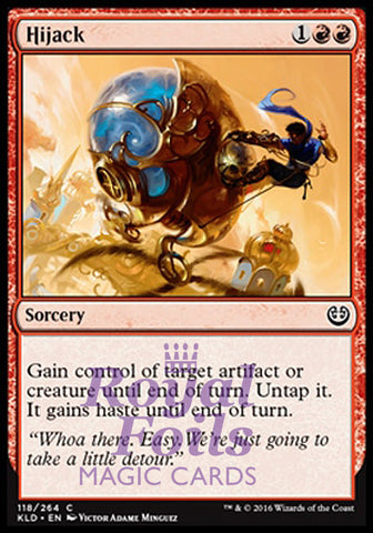 Hijack 4x FOIL KLD MTG Kaladesh Common MINT red