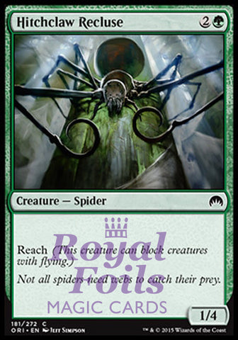 **4x FOIL Hitchclaw Recluse** ORI MTG Magic Origins Common MINT green