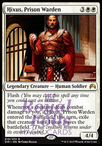 Hixus Prison Warden 2x FOIL ORI MTG Magic Origins Rare MINT white