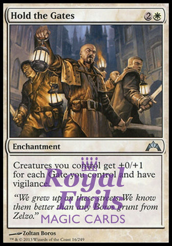 Hold the Gates 1x FOIL GTC MTG Gatecrash Uncommon MINT white