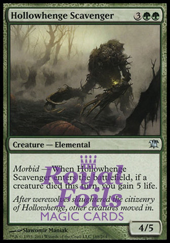 Hollowhenge Scavenger 2x FOIL ISD MTG Innistrad Uncommon MINT green