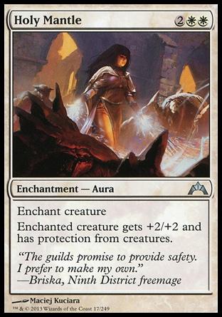 **1x FOIL Holy Mantle** GTC MTG Gatecrash Uncommon MINT white
