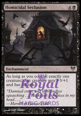 Homicidal Seclusion 2x FOIL AVR MTG Avacyn Restored Uncommon MINT black