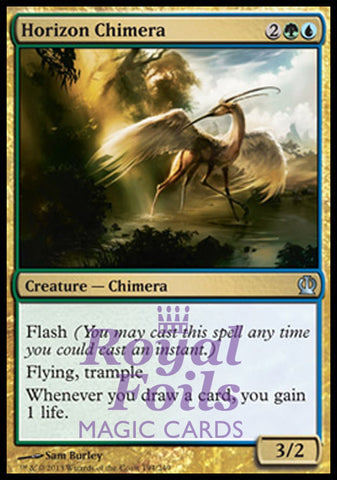 **2x FOIL Horizon Chimera** THS MTG Theros Uncommon MINT blue green