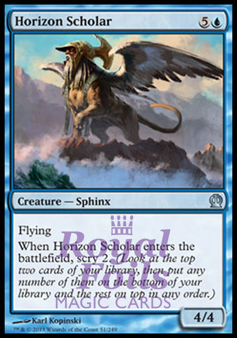 Horizon Scholar 2x FOIL THS MTG Theros Uncommon MINT blue