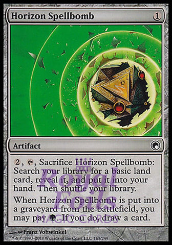 Horizon Spellbomb 4x FOIL SOM MTG Scars of Mirrodin Common MINT green artifact