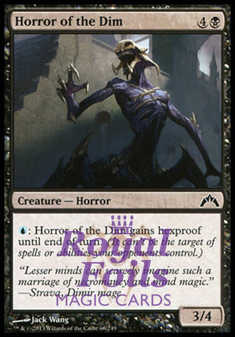 Horror of the Dim 4x FOIL GTC MTG Gatecrash Common MINT black