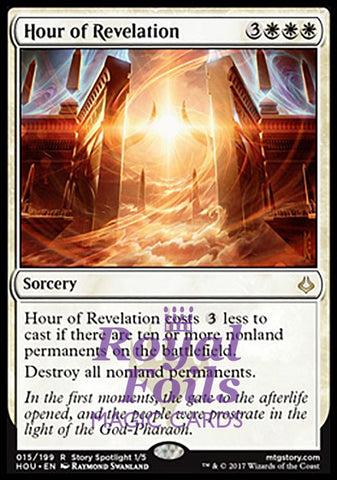 Hour of Revelation 1x FOIL HOU MTG Hour of Devastation Rare MINT white