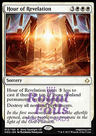 **1x FOIL Hour of Revelation** HOU MTG Hour of Devastation Rare MINT white