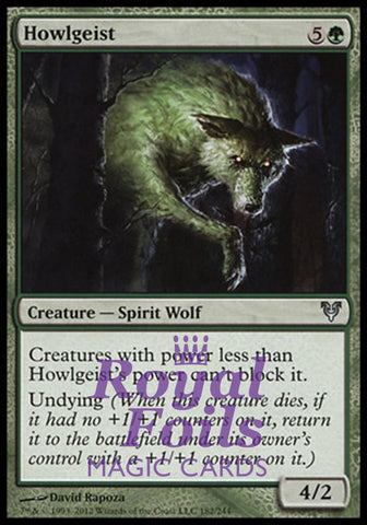 Howlgeist 2x FOIL AVR MTG Avacyn Restored Uncommon MINT green