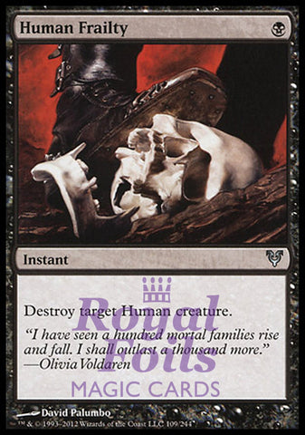 Human Frailty 2x FOIL AVR MTG Avacyn Restored Uncommon MINT black