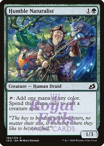 Humble Naturalist 4x FOIL IKO MTG Ikoria Common MINT green