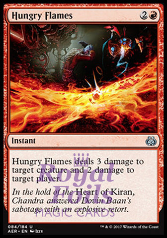 Hungry Flames 2x FOIL AER MTG Aether Revolt Uncommon MINT red