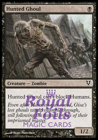 **3x FOIL Hunted Ghoul** AVR MTG Avacyn Restored Common MINT black