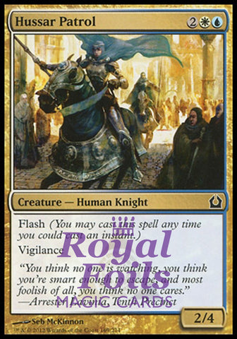 Hussar Patrol 4x FOIL RTR MTG Return to Ravnica Common MINT white blue