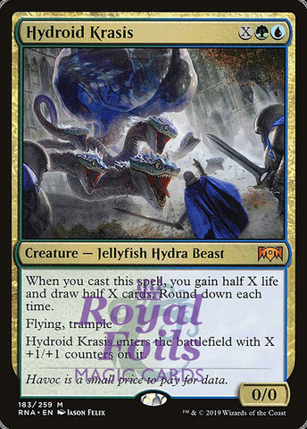 Hydroid Krasis 1x FOIL RNA MTG Ravnica Allegiance Mythic MINT green blue