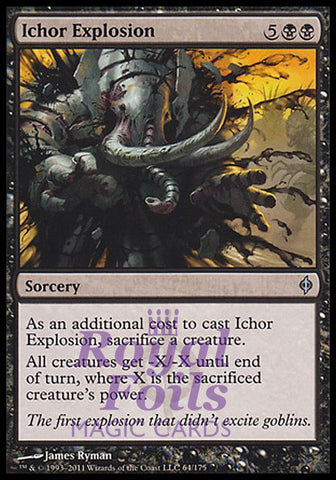 Ichor Explosion 2x FOIL NPH MTG New Phyrexia Uncommon MINT black