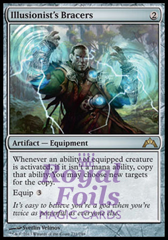 Illusionist's Bracers 1x FOIL GTC MTG Gatecrash Rare MINT artifact