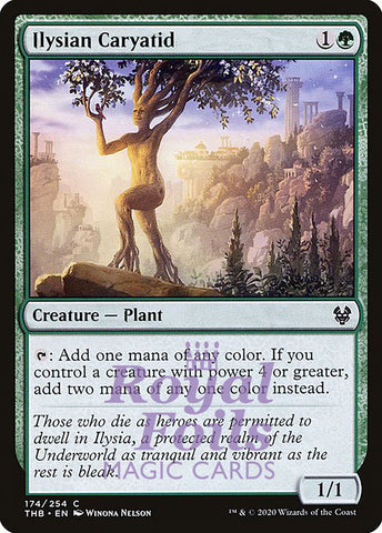 Ilysian Caryatid 4x FOIL THB MTG Theros Beyond Death Common MINT green