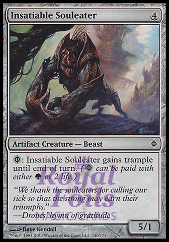 Immolating Souleater 1x FOIL NPH MTG New Phyrexia Common MINT artifact