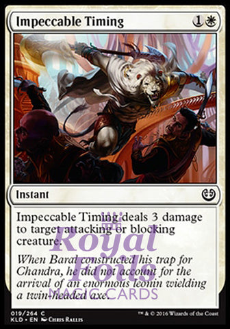 Impeccable Timing 4x FOIL KLD MTG Kaladesh Common NM+ white