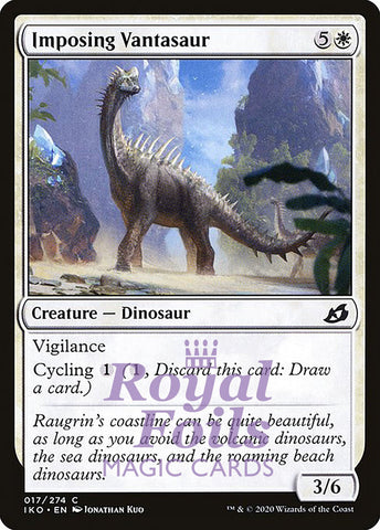 Imposing Vantasaur 4x FOIL IKO MTG Ikoria Common MINT white